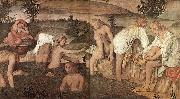 LUINI, Bernardino Girls Bathing sfg oil painting artist